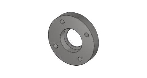 Ejector shaft bearing flange